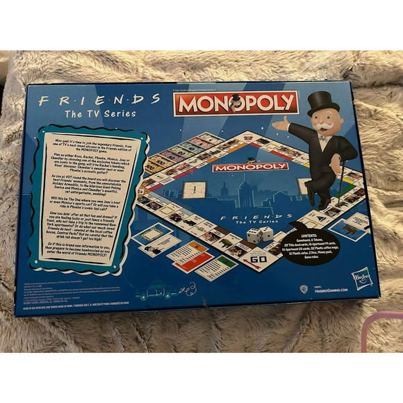 Monopoly Friends The TV Series Edition Board Game, Open Box not used, Complete - Picture 12 of 12